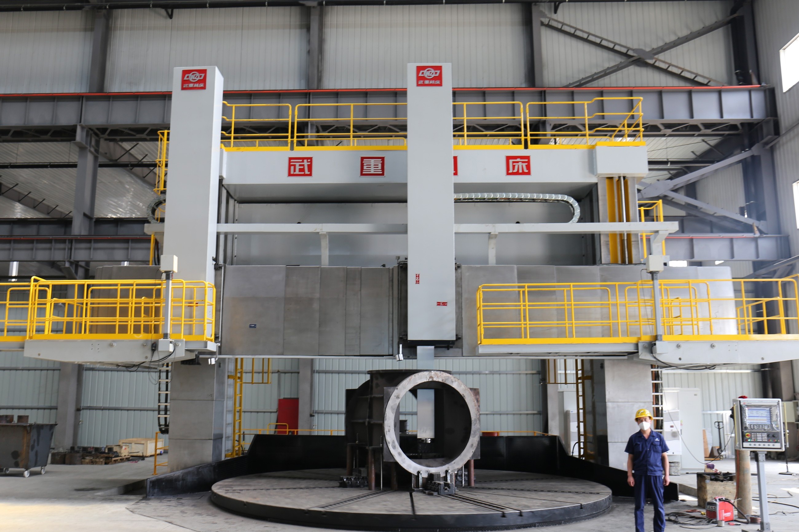 CKD5280X40100直徑8m數控雙柱立式車床